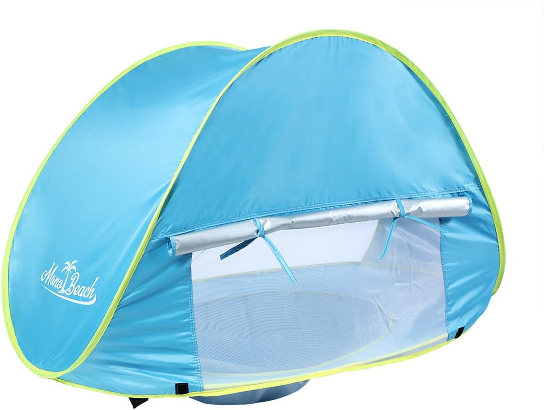 Monobeach Baby Beach Tent Pop Up Portable Shade Pool UV Protection Sun Shelter for Infant: Toys & Games