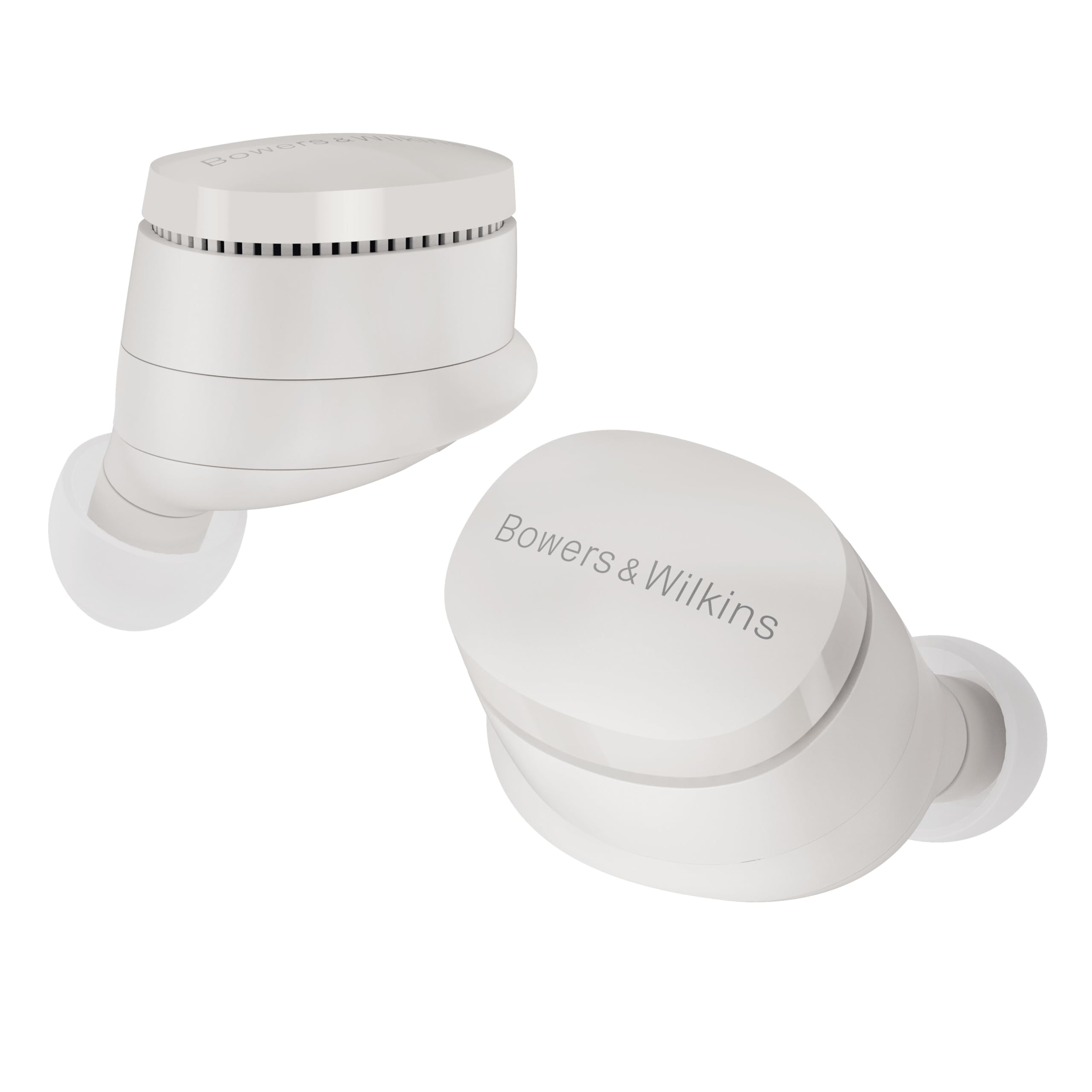 Bowers & Wilkins Pi6 Wireless Earbuds-Cloud Grey, in-Ear Wireless Bluetooth Earphones with aptX Adaptive & 12mm Drivers, Bespoke Active Noise Cancelling Earbuds, 3 Built-in Mics, 15-Min Quick Charging