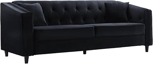 Amazon Com Classic Victorian Style Tufted Velvet Sofa Living