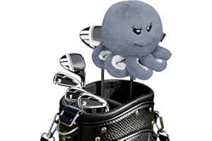 Scott Edward Funny Golf Club Headcover Driver(460CC) and Fairway Wood Cute Animal Design Golf Mascot Soft Functional Stylish 