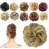 FESHFEN Synthetic Hair Bun Extensions Scrunchy Messy Hair Scrunchies Hair Pieces for Women Updo Ponytail Hair Extensions Hair Donut Hair Chignons Hair Accessories