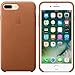 Apple Leather Case for iPhone 7 Plus - Saddle Brown
