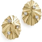 Ulla Johnson Women's Embellished Shell Studs, Brass, Gold, One Size