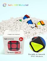 ROXENDA Speed Cube 3x3 Original Speed Cube with Vivid Color Sticker view 5