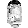 cciyu AC Compressor 2007-2012 for N-issan Sentra 2.0L Replaces AC Compressor for Car 6 Grooves DCS171C