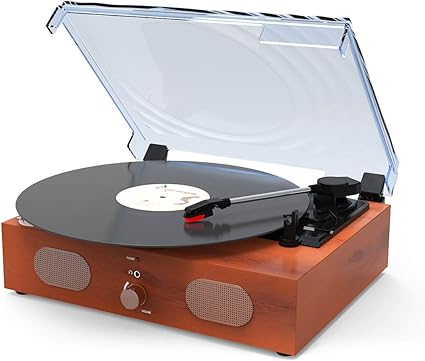record player with bluetooth and aux