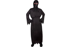Kangaroo Grim Reaper Costume Adult - Halloween Costume for Adults - Creeper Scary Scream Outfit Horror Costume - Creepy Death Demon Cosplay Dress Up - Large