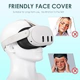 Baomaeyea Silicone VR Face Cover Pad for Meta Quest 3 - Sweatproof Lightproof view 7