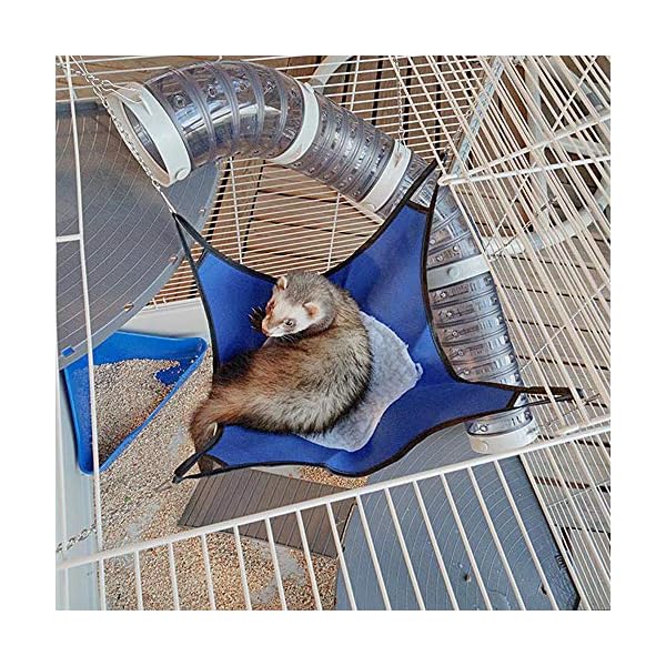 Ferplast Gabbia Grande per Furetti Furet Xl, Tre Livelli con Accessori Amaca e Tubi per Furetti, Rete in Metallo…