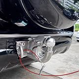 URAQT Breakaway Cable 7mm Steel Carabiner Hook 1m for Trailers Caravan view 6
