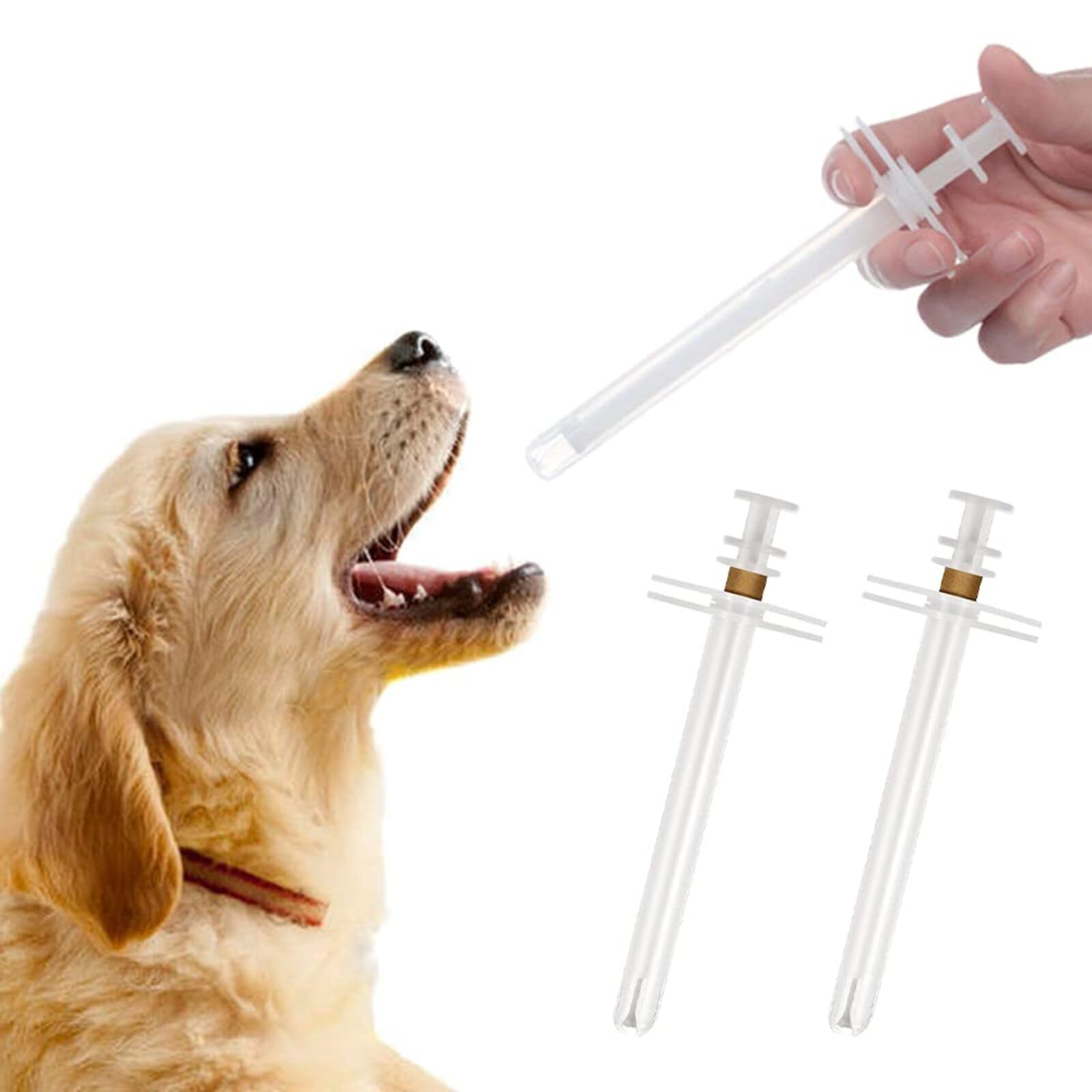 Cat Pill Popper 3 Pcs Pet Pill Feeder Handy Dog Medicine Feeder Durable Pills Feeding Dispenser Tool,Cat Pill Dispenser