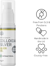 Nature’s Greatest Secret Colloidal Silver Gel 98% 50 g Bergamot Amber view 2