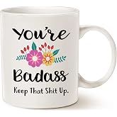 MAUAG Funny Saying Quote Coffee Mug, Friend Present Cup White, 11 Oz