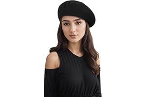 HENGWOYS Women's Beret Hats – Chic French Berets for Women, Premium Wool Beret – A Classic Wardrobe Addition for Stylish Women