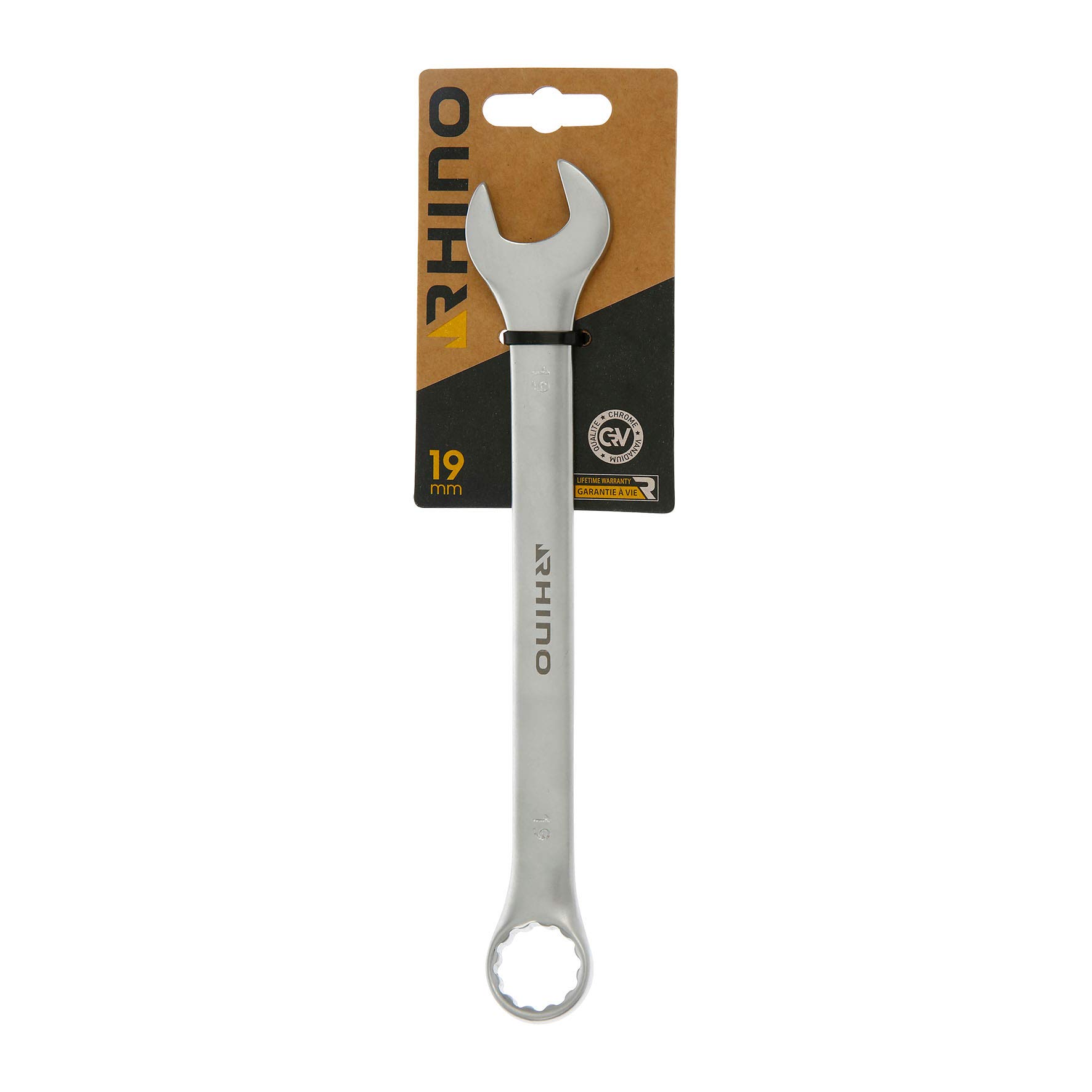 Rhino 19 mm, Ring, Combination Spanner, Diameter, Made of Steel (Chrome Vanadium), NC