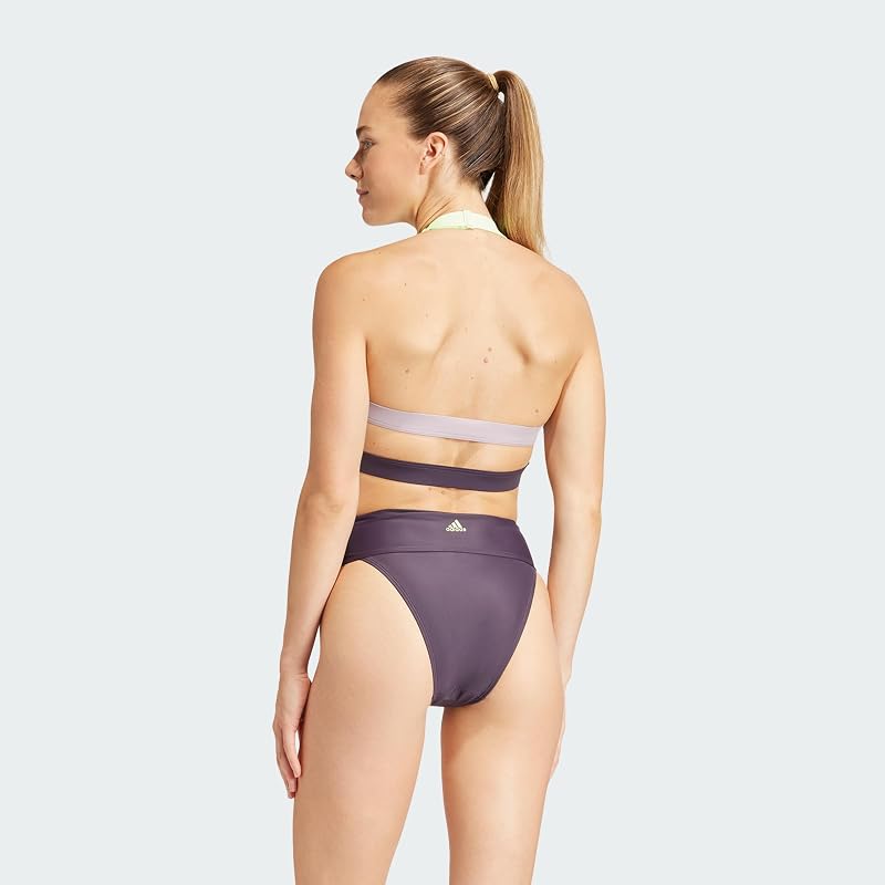 Femme Sportswear Colorblock Bikini, Aurora Black/Preloved Fig, S — photo 6 sur 6
