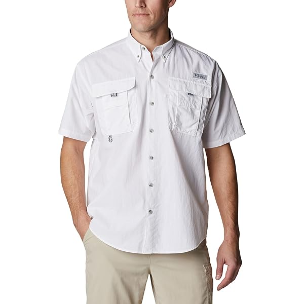 Columbia Chemise de pêche à manches courtes pour homme Pfg Tamiami II UPF 40, Gris froid, 4X