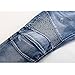 Just No Logo Men's Slim Zipper Biker Jeans Moto Denim Pants(34W,Blue)