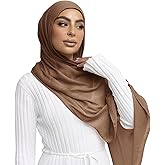 Piewag Viscose Hijab Scarf for Women Muslim Cotton Jersey Hijab Fashion Long Scarf Shawls