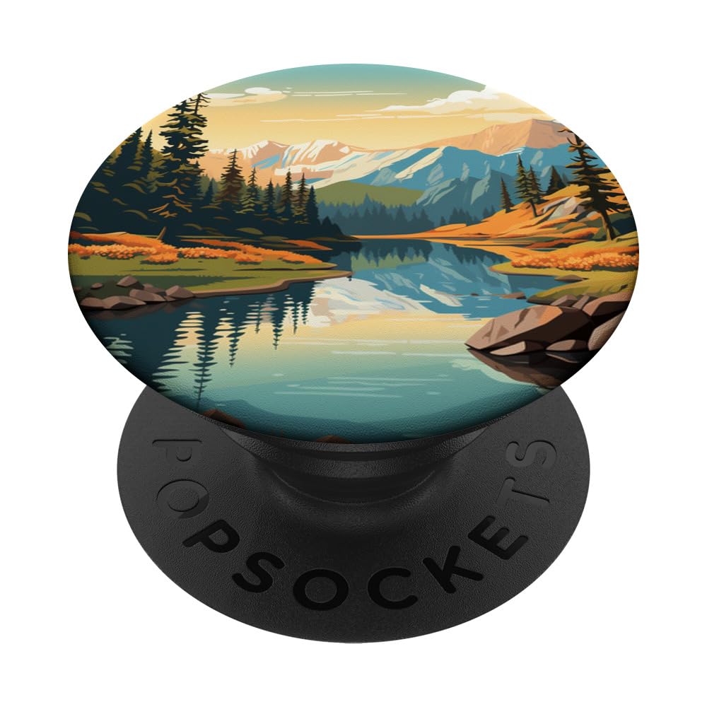 Hiking Landscape PopSockets Swappable PopGrip