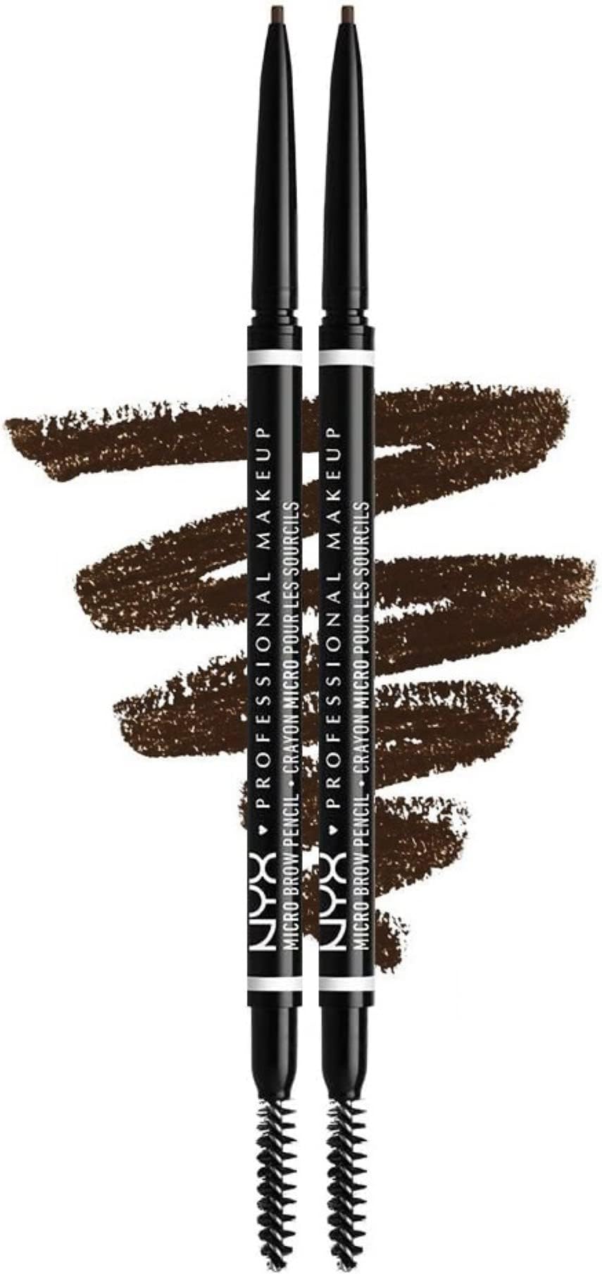 NYX Brow Pencil Micro Dual Ended Espresso Pack of 2