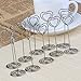 PIXNOR 10pcs Heart Shape Place Card Memo Picture Clip for Wedding Party Favor Decor