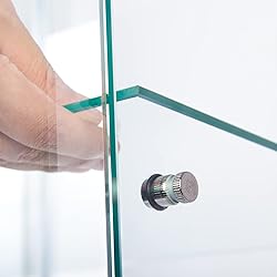 nifoti 3-Tier Glass Display Cabinet,Curio Cabinet