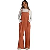 Vigorics Wide Leg Overalls For Women Loose Fit Waffle Knit Jumpsuit Rompers 2026 Sleeveless Outfits
