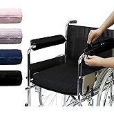 SPRING SEAON Wheelchair Armrest Covers 2 Pack Soft Memory Foam Wheelchair Armrest Pads Wicking Washable for Office Transport 