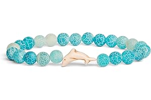 Fahlo Dolphin Tracking Bracelet, Elastic, supports FIU Marine Conservation, one size fits most for Men and Women