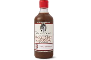 DEMITRI'S GOURMET MIXES Demitri's Extra Horseradish Bloody Mary Seasoning Mix - Bloody Mary Mix - Concentrated Drink Mixer - Bold Rich Flavor - Ideal for Home Brunch Parties & Cocktails - 16oz Bottle (Pack of 1)