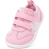 STQ KIDS Toddler Wide Toe Box Barefoot Shoes Boys Girls Sneaker Tennis Sneakers Breathable Non-Slip First Walking Shoe School Activities