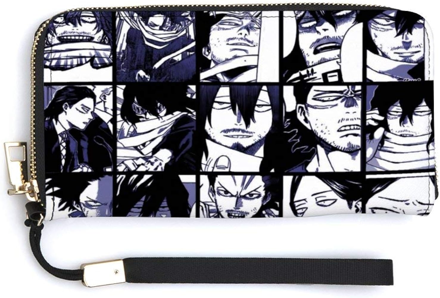 Anime My Hero Academia Collage Aizawa Shota Pu Leather Long Wallets Zip Card Purse Clutch At Amazon Women S Clothing Store