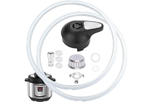 SPNKMJUJ 11 PCS Instant Pot Accessories for Lux 5, 6 QT, Instant Pot Replacement Parts Include Sealing Ring, Steam Release Valve, Anti-Block Shield, Valve Sealing Ring, Float Valve and Gasket