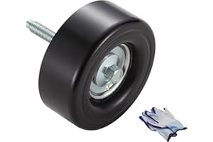 ATPPCCE 36198 Idler Pulley for 03-10 Ford Focus/Fusion/Mondeo/Escape Mazda Tribute Mercury Milan/Mariner OE#1S7Q19A216AD 1S7Q19A216AB 1S7Q19A216AC