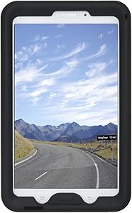 Bobj Rugged Case for Samsung Galaxy Tab 4 8-inch Tablet, SM-T330, SM-T331, SM-T335, SM-T337, SM-T337A, and Other SM-T33. (Not for Tab A 8) - BobjGear Custom Fit - Sound Amplification - (Bold Black)