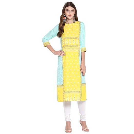 Womens Crepe Straight Kurta