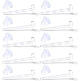 Ruifan Ball Flat Flexible Bioplast PVC Plastic Blank Ear Nose Pin Bone Stud Nickel Free Earrings Piercing Retainers 20G