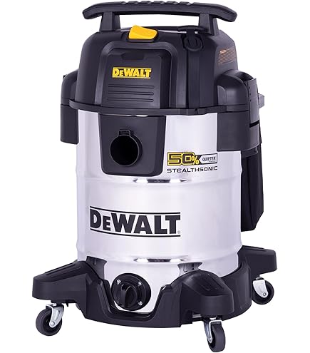 DEWALT 16 Gallon STEALTHSONIC Poly Wet/Dry Vacuum, DXV16P-QTA