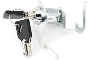 Americruise Motorcycle Saddle Bag Lock Real Trunk Lock Tour Pak Lock with 2 Keys for Harley Touring Road King Electra Street 