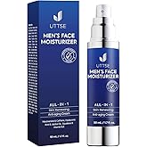 6-in-1 Face Cream for Men: Anti Aging & Wrinkle Cream for Men with Collagen, Hyaluronic Acid, Vitamins E & B, Shea Butter - Dark Spots Remover & Eye Bags Treatment - 1.7 oz.