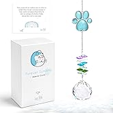 Dog Memorial Gifts for Loss of Dog,Thoughtful Dogs and Cats Remembrance Sun Catcher for Car/Window Hanging Ornament, Pet Memorial Gifts for Dogs/Cats,Pet Memorial Suncatcher