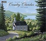 Lang January to December, 13.375 x 24 Inches, Perfect Timing Country Churches 2015 Wall Calendar by Bill Saunders (1001795)