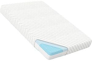 Mecc ecoh Pack and Play Mattresses, Cozy Breathable Cover Pack N Play Mattress, Reversible Cooling Memory Foam, Water Resistant Lining, Fit for Graco, Baby Trend, Pamo, Dream On Me Etc. 38"x26"