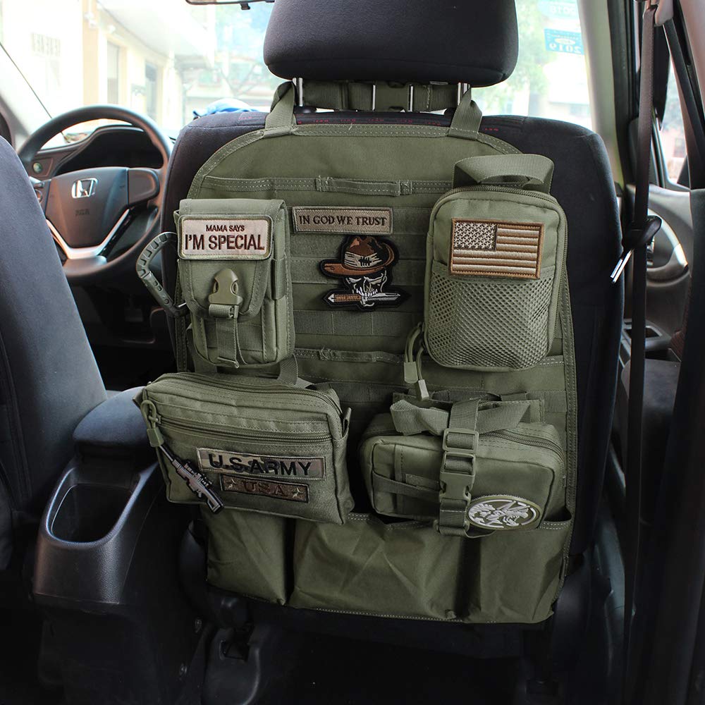 Molle Tactical 2019 Organizer, Back Seat Car WYNEX Vehicle Pouch