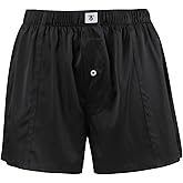 LilySilk Silk Boxers Mens Breathable Real Mulberry Underwear 6A Grade Royal Shorts Combo Pack, Silk Sleep Lounge Bottoms