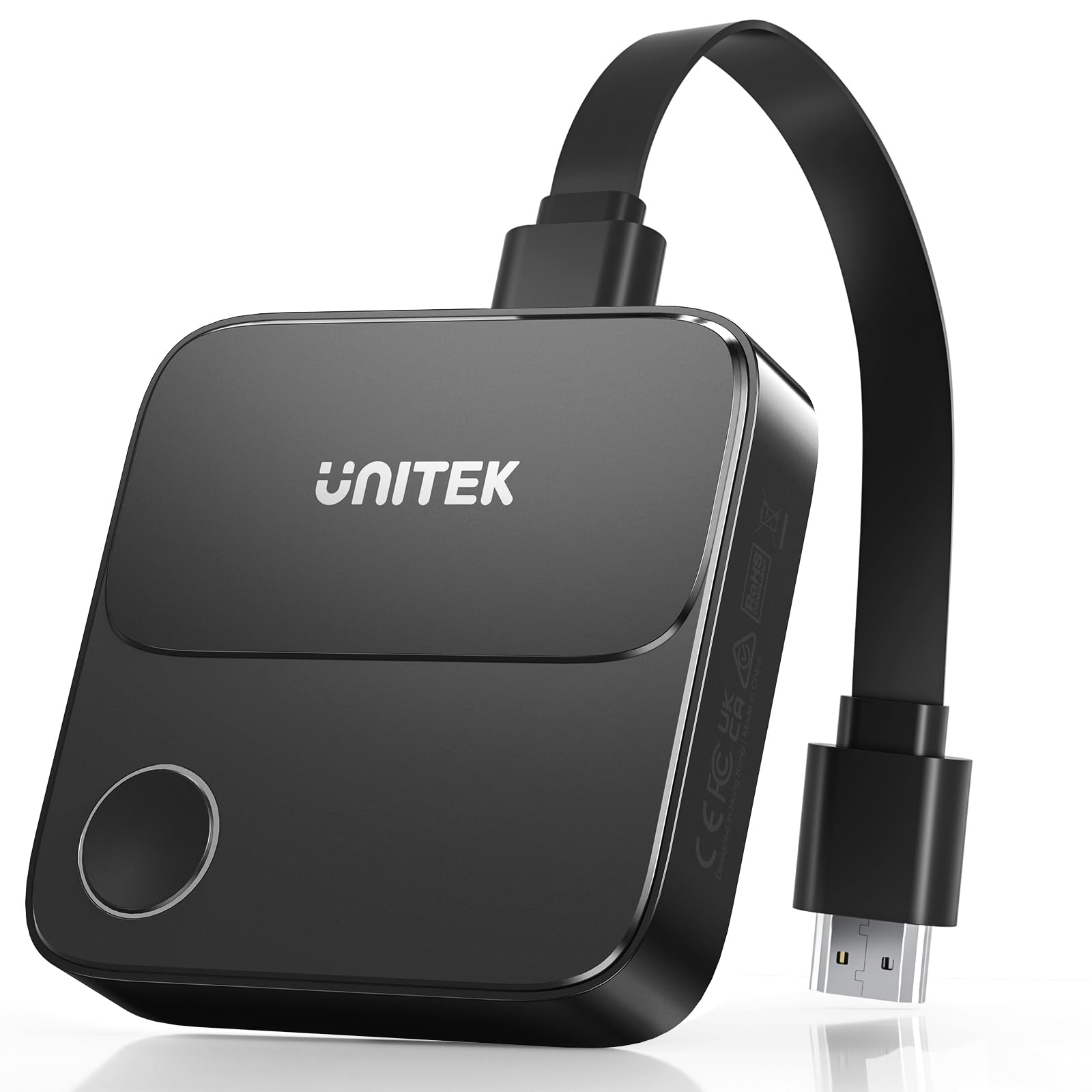 Photo 1 of Unitek Hdmi Wireless Display Dongle Adapter - 5G Screen Mirroring Receiver TV Casting Device Screen Mirroring Adapter/4K Hdmi Extender for Streaming Video to Monitor from Mac iOS Android Windows-Black