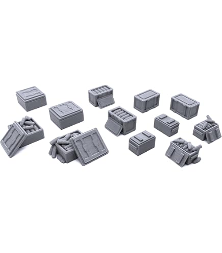EnderToys Spawn Pods - 3D Printed Sci-Fi Alien Egg Terrain For 28mm Tabletop RPG & Wargames, Set Of 3
