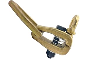 JIAROUTK Auto Body Self-Tightening Pull Clamp Grips, Car Body Repair Tool Kit,3 Ton Mini 2-Way Frame Rack Pull Clamp Car Collision Sheet Metal Dent Pulling Pounding lifting Equipment… (Mini-Clamp)