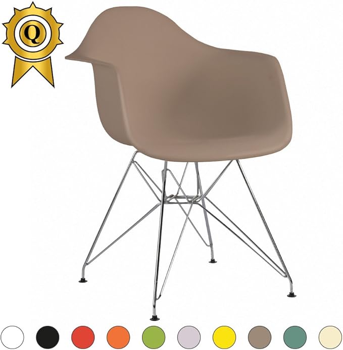 Mobistyl® Verkauf 1 x Design-Sessel Eiffel Design Chrom-Metall Beine